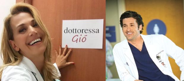 Barbara D'Urso e Patrick Dempsey Barbara D'Urso e Patrick Dempsey