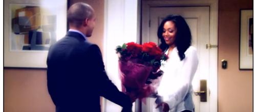Devon finds out Hilary's secret on Y&R. (Image via The Young and the Restless Worldwide fans youtube screencap).