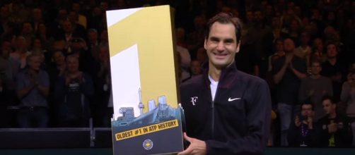 Roger Federer becomes the oldest player to hold the No. 1 spot/ (Image Credit: Tennis TV channel/YouTube)