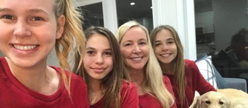 Shannon Beador poses with her three daughters. - [Photo via Facebook]