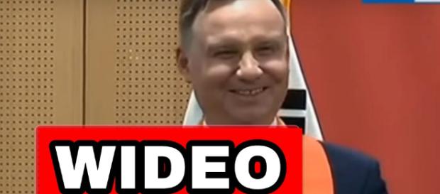 Andrzej Duda w Korei Południowej (Youtube). Andrzej Duda w Korei Południowej (Youtube).