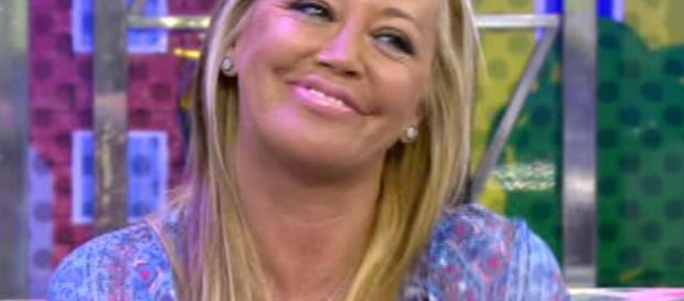 Belén Esteban, contenta con su jefe. Belén Esteban, contenta con su jefe.