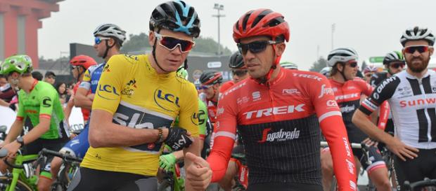 Después de que Chris Froome lideró el pelotón el miércoles al comienzo de la Ruta del Sol Después de que Chris Froome lideró el pelotón el miércoles al comienzo de la Ruta del Sol