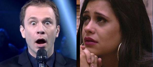 Thiago Leifert e Ana Paula; participante precisou de auxílio médico após saber da rejeição Thiago Leifert e Ana Paula; participante precisou de auxílio médico após saber da rejeição