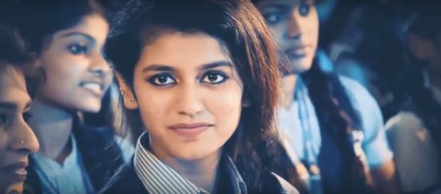 Priya Prakash Varrier wink goes viral (Image: NDTV/Youtube) Priya Prakash Varrier wink goes viral (Image: NDTV/Youtube)