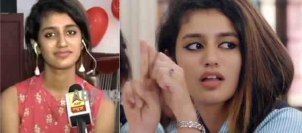 Priya Warrier is in the eye. Image credit- screenshot from Entertainmnet TV- Youtube.com Priya Warrier is in the eye. Image credit- screenshot from Entertainmnet TV- Youtube.com