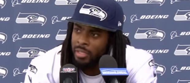 Richard Sherman’s season was cut short by an injury (Image Credit: NFL/YouTube) Richard Sherman’s season was cut short by an injury (Image Credit: NFL/YouTube)