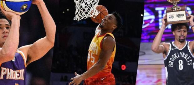 Star Game : Le concours de dunks pour Mitchell, Booker et ... - yahoo.com Star Game : Le concours de dunks pour Mitchell, Booker et ... - yahoo.com