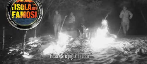 Incendio Isola dei famosi 2018