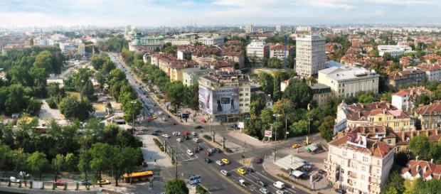 Vista do centro da capital búlgara, Sofia Vista do centro da capital búlgara, Sofia