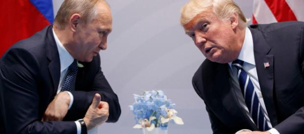 Vladimir Putin, presidente de la Federación Rusa y Donald John Trump presidente de los Estados Unidos Vladimir Putin, presidente de la Federación Rusa y Donald John Trump presidente de los Estados Unidos