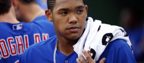 Cubs' Addison Russell back with team following domestic violence ... - [Image via reviewjournal/YouTube]