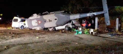 Mueren 13 tras estrellarse un helicóptero en México