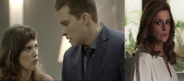 Clara e Patrick armam vingança contra Sophia (Divulgação/TV Globo) Clara e Patrick armam vingança contra Sophia (Divulgação/TV Globo)