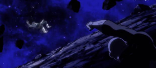 Jiren elimina a Vegeta del torneo del poder Jiren elimina a Vegeta del torneo del poder