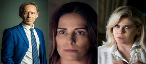 Jô é expulsa de casa por Henrique e se vinga de Elizabeth/Duda em O Outro Lado do Paraíso (Foto: TV Globo) Jô é expulsa de casa por Henrique e se vinga de Elizabeth/Duda em O Outro Lado do Paraíso (Foto: TV Globo)