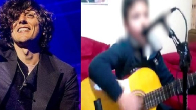 Ermal Meta stregato da un bambino che cantava 'Non mi avete fatto niente'
