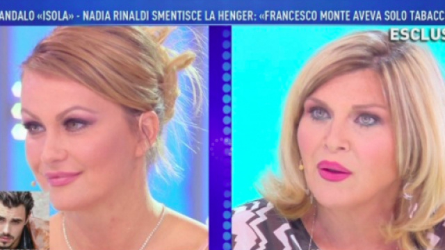 Il faccia a faccia tra Eva Henger e Nadia Rinaldi a Domenica Live sul caso Francesco Monte