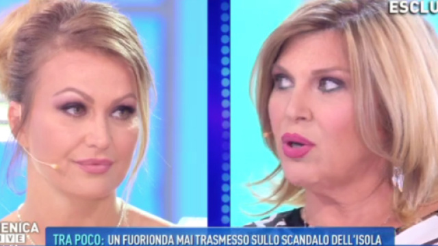 Scontro tra Eva Heger e Nadia Rinaldi
