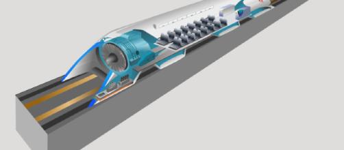 Hyperloop concept [image courtesy Camilo Sanchez wikimedia commons]