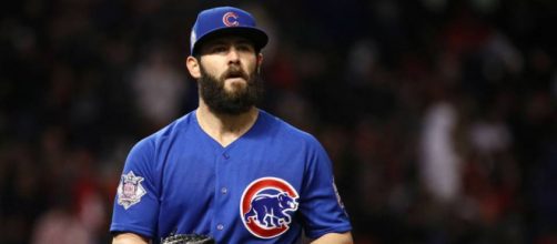 Jake Arrieta is one of many big names still looking for a home. (Image via sportingnews/Youtube)