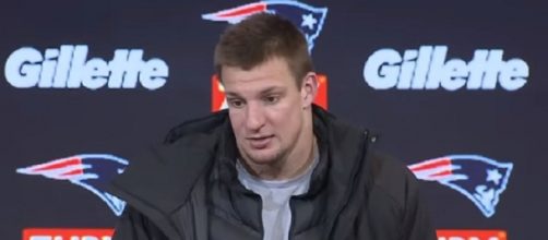 Rob Gronkowski suffered a concussion in the AFC title game (Image Credit: NFL World/YouTube)