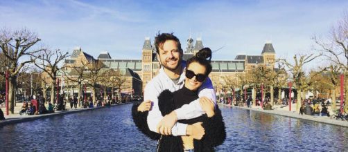 Scheana Marie and Rob in Amsterdam. [Photo via Instagram]