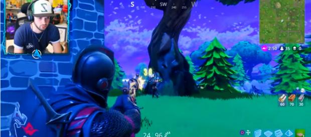 Ali-A in one of his 'Fortnite' gameplays - YouTube/Ali-A Ali-A in one of his 'Fortnite' gameplays - YouTube/Ali-A