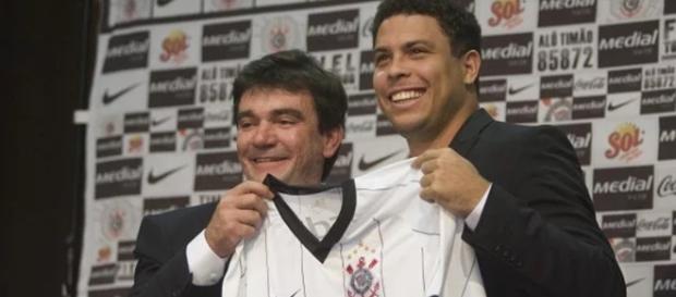Andrés Sanchez e Ronaldo Fenômeno Andrés Sanchez e Ronaldo Fenômeno