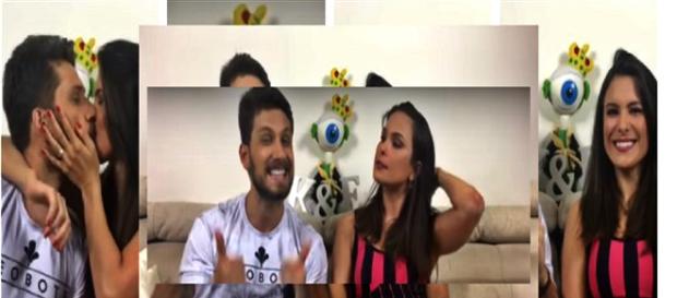 Ex-BBBs Kamilla e Elieser no YouTube Ex-BBBs Kamilla e Elieser no YouTube