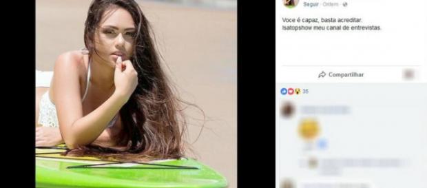 Isabelly , Youtuber, morta a tiro na quarta-feira de cinzas Isabelly , Youtuber, morta a tiro na quarta-feira de cinzas