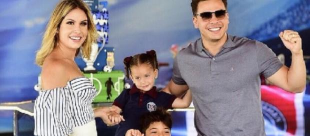 Wesley Safadão e Thyane juntamente com seus filhos Wesley Safadão e Thyane juntamente com seus filhos
