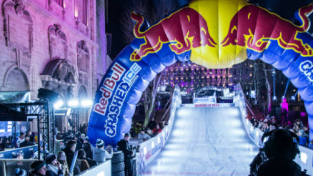 L'arrivée du Red Bull Crashed Ice Marseille 2018 (Crédit photo : Romain Pommier)