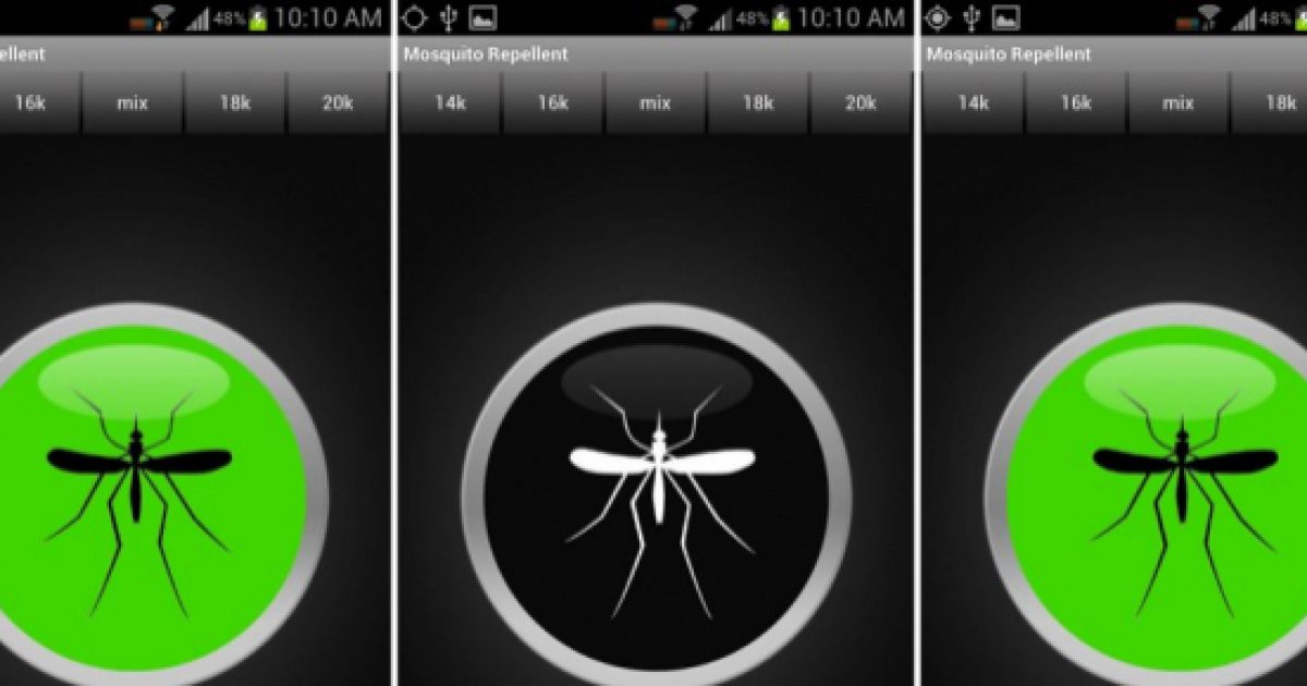 Mosquito repellent apps for smartphones