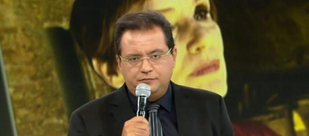 Apresentador Geraldo Luis no Domingo Show. (Foto Reprodução). Apresentador Geraldo Luis no Domingo Show. (Foto Reprodução).