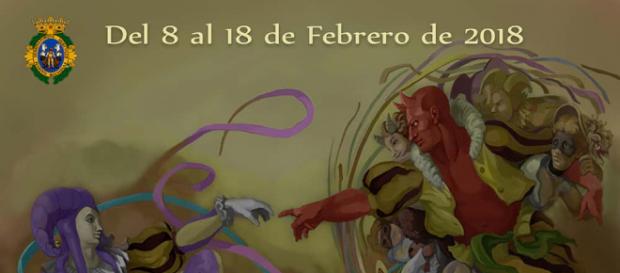 Cartel Ganador para el Concurso Oficial de Agrupaciones del Carnaval de Cadiz 2018 Cartel Ganador para el Concurso Oficial de Agrupaciones del Carnaval de Cadiz 2018