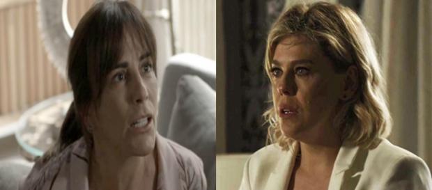 Duda dá tapa na cara de Jô. (Foto: Divulgação TV Globo) Duda dá tapa na cara de Jô. (Foto: Divulgação TV Globo)