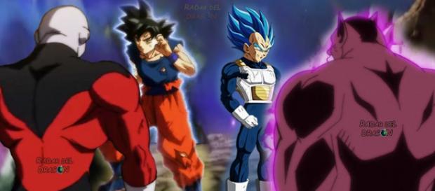 Jiren vs Goku y Vegeta vs Toppo Jiren vs Goku y Vegeta vs Toppo