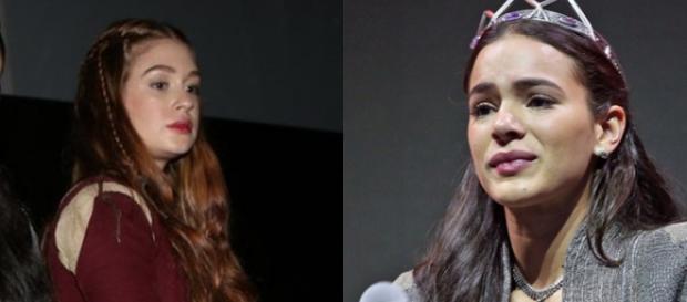 Marina Ruy Barbosa e Bruna Marquezine trabalham em 'Deus Salve o Rei'. (Foto internet) Marina Ruy Barbosa e Bruna Marquezine trabalham em 'Deus Salve o Rei'. (Foto internet)