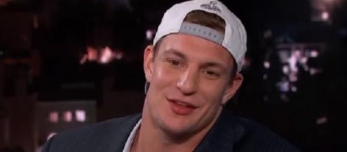 Rob Gronkowski remains silent about his future (Image Credit: Jimmy Kimmel Live/YouTube)
