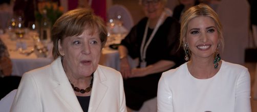 Angela Merkel and Ivanka Trump in Berlin, April 2017. - [Image credit – usbotschaftberlin, Wikimedia Commons]