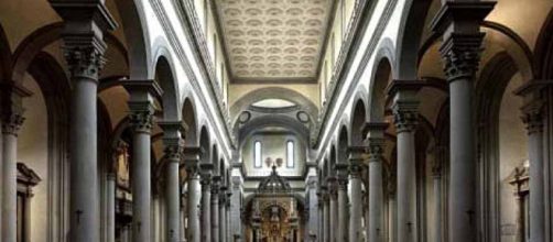 La Iglesia del Santo Espíritu en Florencia