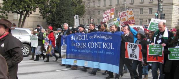 A previous gun control demonstration - Slowking4 via Wikimedia Commons A previous gun control demonstration - Slowking4 via Wikimedia Commons