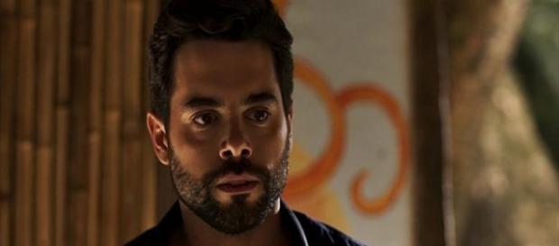 Amaro e Johnny ficam soterrados em O Outro Lado do Paraíso (Foto: TV Globo) Amaro e Johnny ficam soterrados em O Outro Lado do Paraíso (Foto: TV Globo)