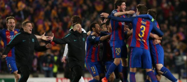 Barca mach gegen PSG das Unmögliche möglich (Quelle: thesun.co.uk) Barca mach gegen PSG das Unmögliche möglich (Quelle: thesun.co.uk)