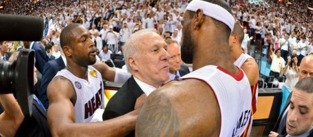 LeBron James y Greg Popovich. - foxsports.com LeBron James y Greg Popovich. - foxsports.com