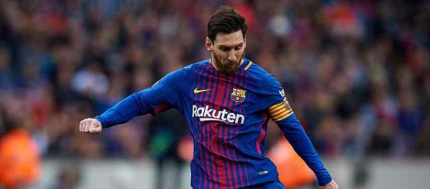 Leo Messi marcou o gol do empate Leo Messi marcou o gol do empate
