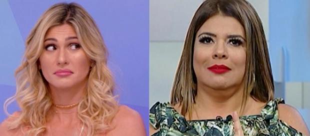 Livia Andrade e Mara Maravilha voltam a brigar na TV Livia Andrade e Mara Maravilha voltam a brigar na TV