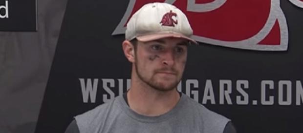Luke Falk of Washington State could draw the interest of the Patriots (Image Credit: WSUCougarAthletics/YouTube) Luke Falk of Washington State could draw the interest of the Patriots (Image Credit: WSUCougarAthletics/YouTube)