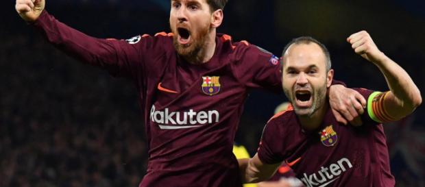 Messi anoto contra el Chelsea hoy Messi anoto contra el Chelsea hoy